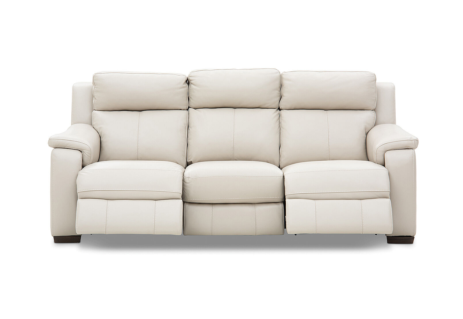CAPELLO - Leather 3 Seater Sofa with 2 Inbuilt Electric Recliners CAPELLO