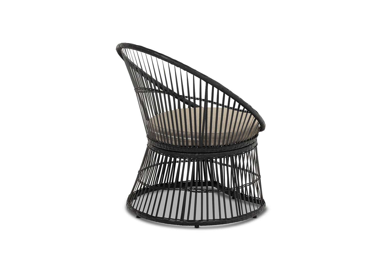 ORTIZ - Black 3 Piece Outdoor Patio Set ORTIZ