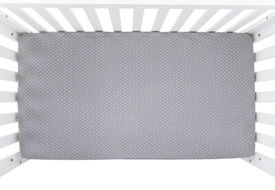PERAGO BABY - Jersey Polka Dot Cot Fitted Sheet